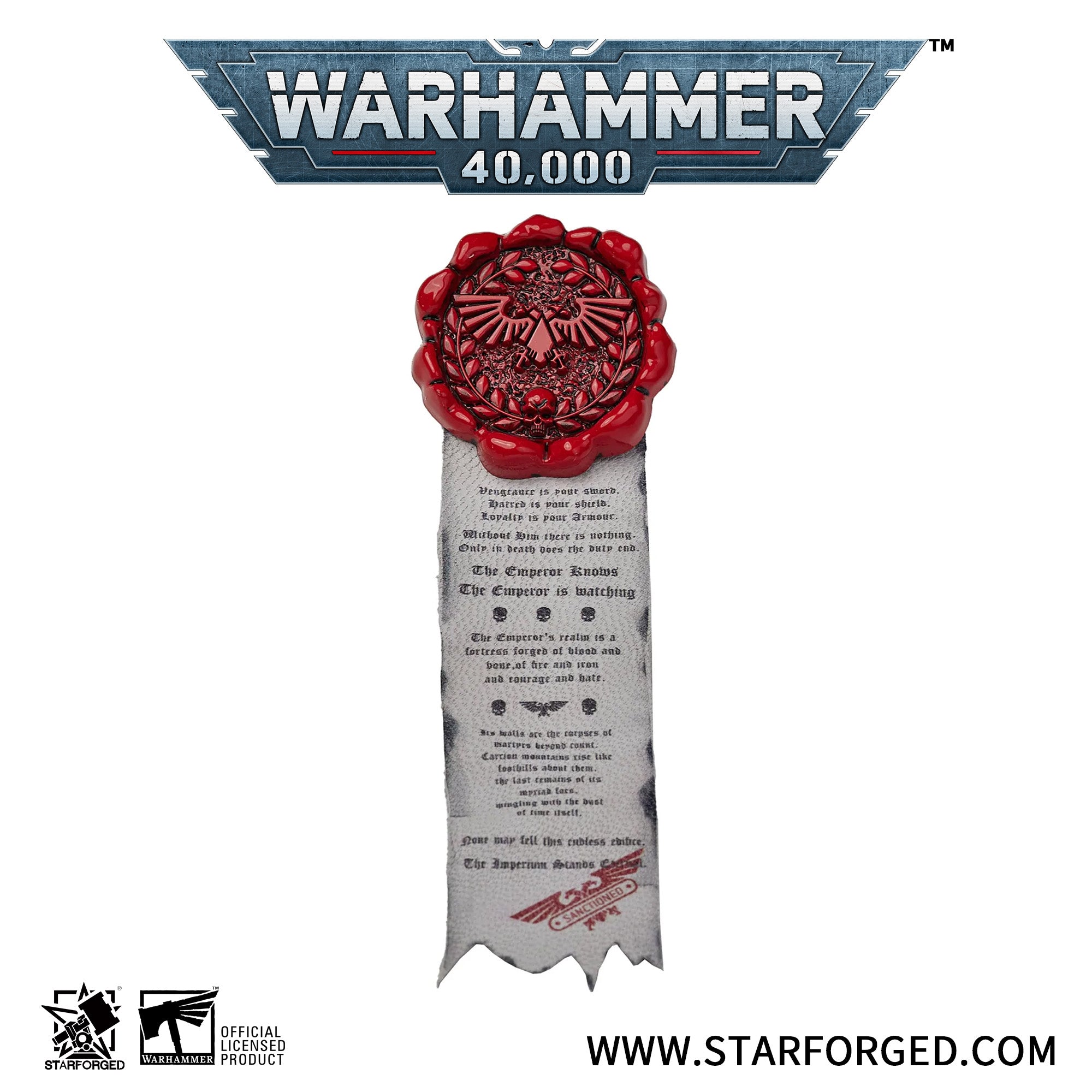 Starforged Purity Seals Warhammer 40K New 2023 Fashion Men's accessories Imperial Fist & Space Wolf Brooch